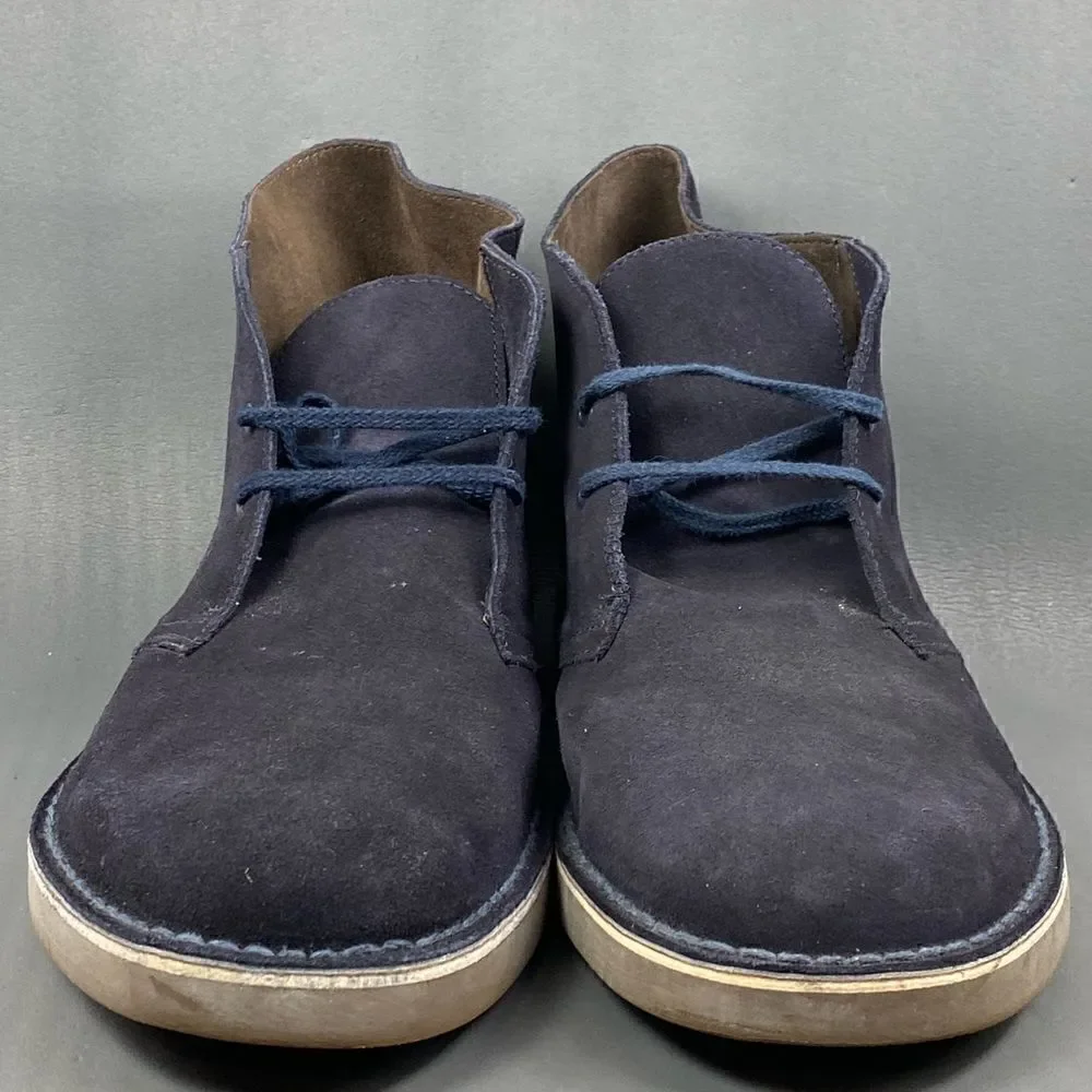 Clark’s Originals Desert Chukka Boots Daim Blue Suede Lace up boots mens size 13